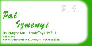 pal izmenyi business card